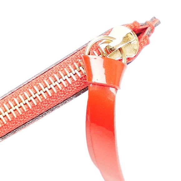 Monogram Vernis Pochette Felicie Chain  Red Patent Leather - Picture 8 of 9